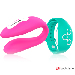 WEARWATCH - VIBRADOR DUAL TECHNOLOGY WATCHME FUCSIA / AGUA MARINA