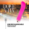 DOLCE VITA - VIBRADOR RECARGABLE TWO ROSA 7 VELOCIDADES