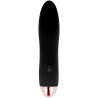 DOLCE VITA - RECHARGEABLE VIBRATOR FOUR BLACK 7 SPEEDS
