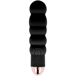 DOLCE VITA - VIBRADOR RECARGABLE SIX NEGRO 7 VELOCIDADES