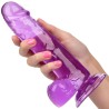 CALEXOTICS - SIZE QUEEN DILDO LILA 15.3 CM