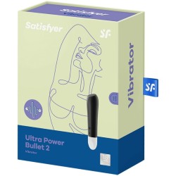 SATISFYER - ULTRA POWER BULLET 2 BALA VIBRADORA NEGRA