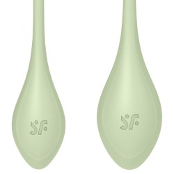 SATISFYER - YONI POWER 2 KIT DE ENTRENAMIENTO VERDE