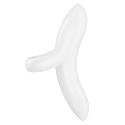 SATISFYER - BOLD LOVER DEDAL VIBRADOR BLANCO