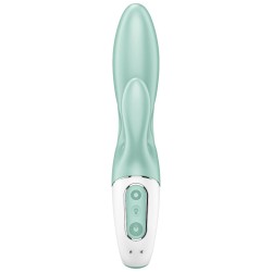 SATISFYER - AIR PUMP BUNNY 5+ VIBRADOR RABBIT INFLABLE APP VERDE