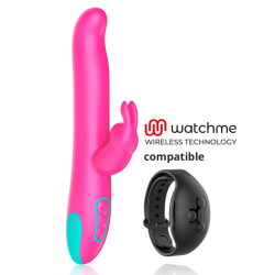 HAPPY LOKY - PLUTO RABBIT VIBRATOR  ROTATOR COMPATIBLE CON WATCHME WIRELESS TECHNOLOGY