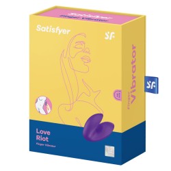 SATISFYER - LOVE RIOT VIBRADOR DEDAL ROSA