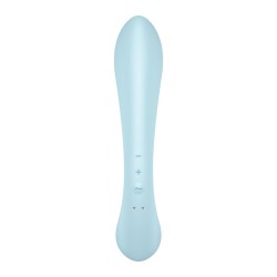 SATISFYER - TRIPLE OH VIBRADOR HÍBRIDO AZUL