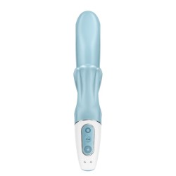 SATISFYER - LOVE ME VIBRADOR RABBIT ROJO