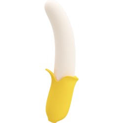 PRETTY LOVE - BANANA GEEK SUPER POWER 7 VIBRATIONS UPDOWN SILICONE BLACK