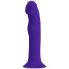 PRETTY LOVE - MURRAY YOUTH VIBRATING DILDO  RECHARGEABLE VIOLET