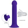 PRETTY LOVE - MURRAY YOUTH VIBRATING DILDO  RECHARGEABLE VIOLET