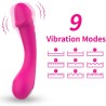 ARMONY - DILDO VIBRADOR PUNTO G SILICONA FUCSIA