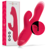 INTENSE - DUA MULTIFUNCTION RECHARGEABLE UP  DOWN VIBRATOR WITH RED TONGUE