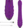 INTENSE - IGGY VIBRADOR MULTIFUNCIÓN RECARGABLE UP  DOWN CON ESTIMULADOR DE CLITORIS MORADO