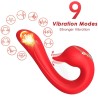 ARMONY - DELFIN VIBRADOR MULTIPOSICION  EFECTO CALOR ROJO