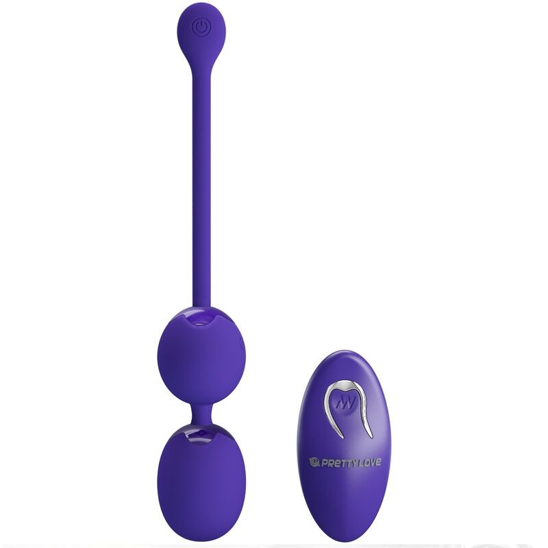 PRETTY LOVE - WILLIE YOUTH REMOTE CONTROL BALLS  VIOLET VIBRATION