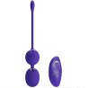 PRETTY LOVE - WILLIE YOUTH REMOTE CONTROL BALLS  VIOLET VIBRATION