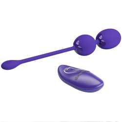 PRETTY LOVE - WILLIE YOUTH REMOTE CONTROL BALLS  VIOLET VIBRATION