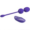 PRETTY LOVE - WILLIE YOUTH REMOTE CONTROL BALLS  VIOLET VIBRATION