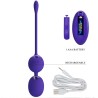 PRETTY LOVE - WILLIE YOUTH REMOTE CONTROL BALLS  VIOLET VIBRATION