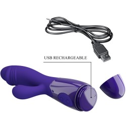 PRETTY LOVE - SNAPPY YOUTH VIBRATOR  G-SPOT STIMULATOR VIOLET