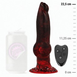 EPIC - PROMETHEUS DILDO TITAN EN LLAMAS RECARGABLE CONTROL REMOTO