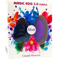 ALIVE - MAGIC EGG 3.0 HUEVO VIBRADOR CONTROL REMOTO VIOLETA