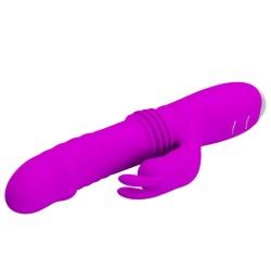 PRETTY LOVE - DOROTHY VIBRADOR CONEJO RECARGABLE MORADO