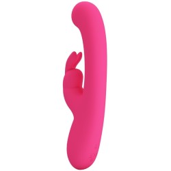 PRETTY LOVE - LAMAR RABBIT VIBRATOR  PINK G-SPOT