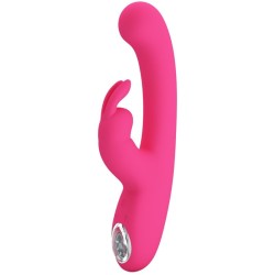 PRETTY LOVE - LAMAR RABBIT VIBRATOR  PINK G-SPOT