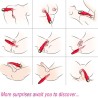 ARMONY - SHADOW VIBRADOR PINZA ROJO