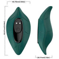 ARMONY - ESTIMULADOR  VIBRADOR CONTROL REMOTO VERDE