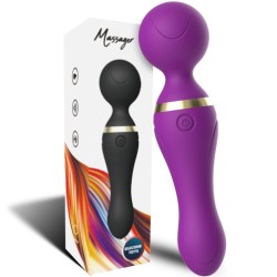 ARMONY - FREEZA MASAJEADOR  VIBRADOR CABEZA FLEXIBLE NEGRO