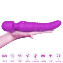 ARMONY - MISSION MASAJEADOR  VIBRADOR EFECTO CALOR VIOLETA