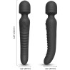 ARMONY - MISSION MASAJEADOR  VIBRADOR EFECTO CALOR NEGRO