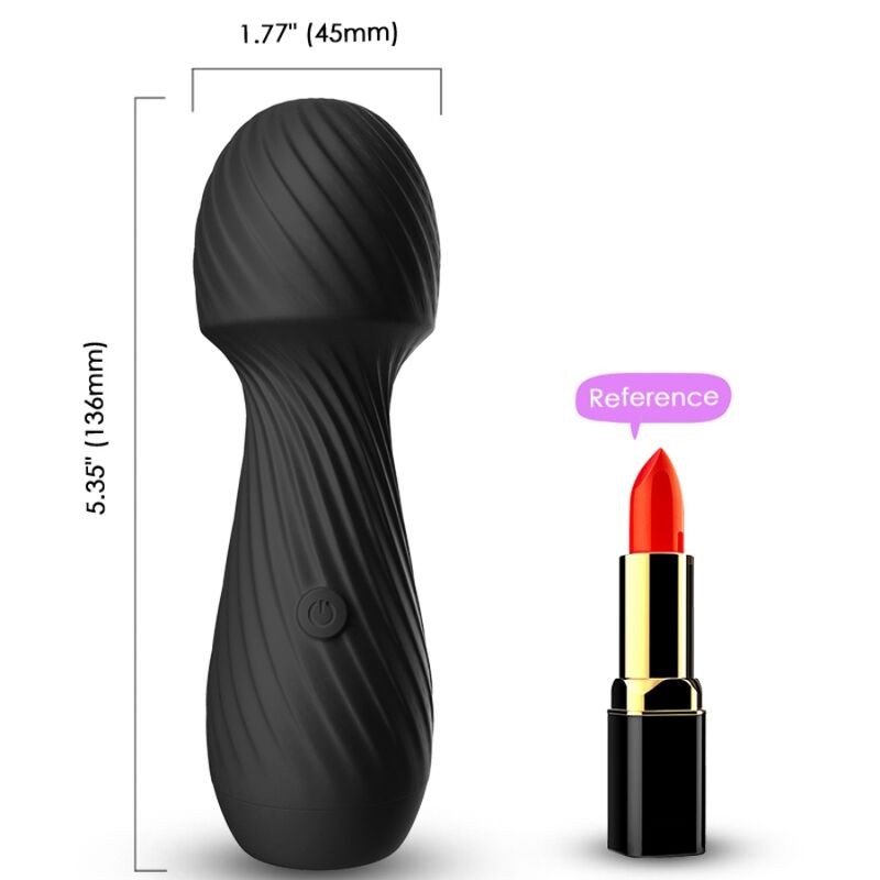 ARMONY - DAZZLE MASAJEADOR  VIBRADOR PEQUEÑO NEGRO