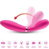 ARMONY - Y-WAND MASAJEADOR  VIBRADOR CABEZA DOBLE FUCSIA