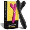 ARMONY - Y-WAND MASAJEADOR  VIBRADOR CABEZA DOBLE NEGRO