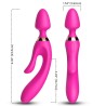 ARMONY - MASAJEADOR  VIBRADOR RABBIT FUCSIA