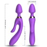 ARMONY - MASAJEADOR  VIBRADOR RABBIT VIOLETA