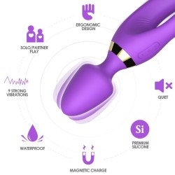 ARMONY - MASAJEADOR  VIBRADOR RABBIT VIOLETA