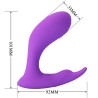 PRETTY LOVE - IDABELLE VIBRATION  PULSATION REMOTE CONTROL VIOLET