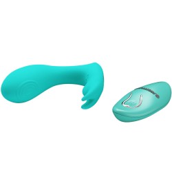 PRETTY LOVE - IDABELLE VIBRATION  PULSATION REMOTE CONTROL BLUE