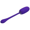 PRETTY LOVE - JULIUS WATERPROOF-RECHARGEABLE VIBRATING EGG PURPLE