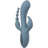 CALEXOTICS - VIBRADOR TRIPLE ÉXTASIS GRIS