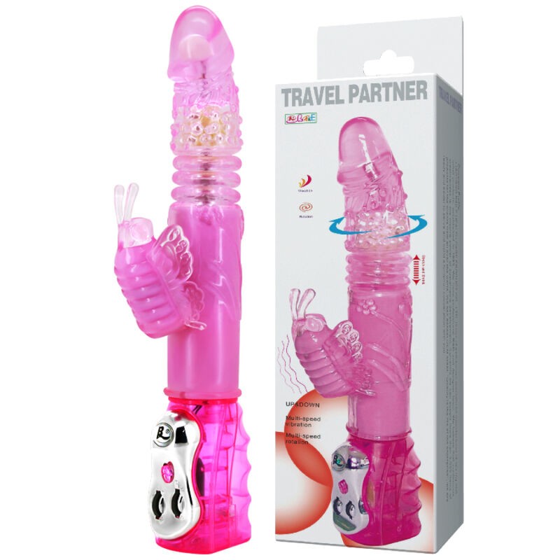 BAILE - TRAVEL PARTNER UP  DOWN ROTATOR RABBIT PINK