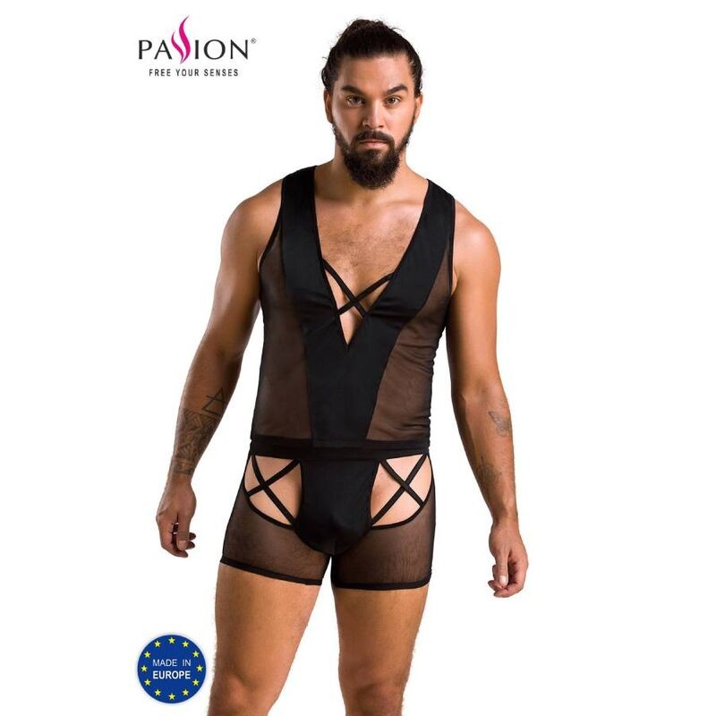 PASSION - 054 SET OSCAR NEGRO L/XL