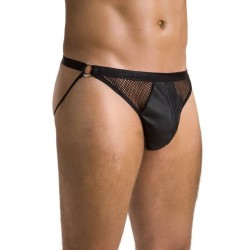 PASSION - 034 SLIP OPEN LUKE NEGRO L/XL