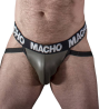 MACHO - MX27GR JOCK CUERO GRIS BEIGE XL